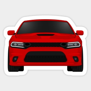 Charger Scat Tor-red Sticker